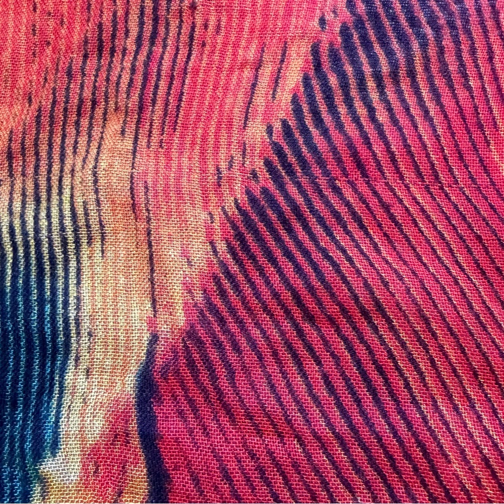 Target Colorful Feather Scarf/Wrap - Picture 7 of 7